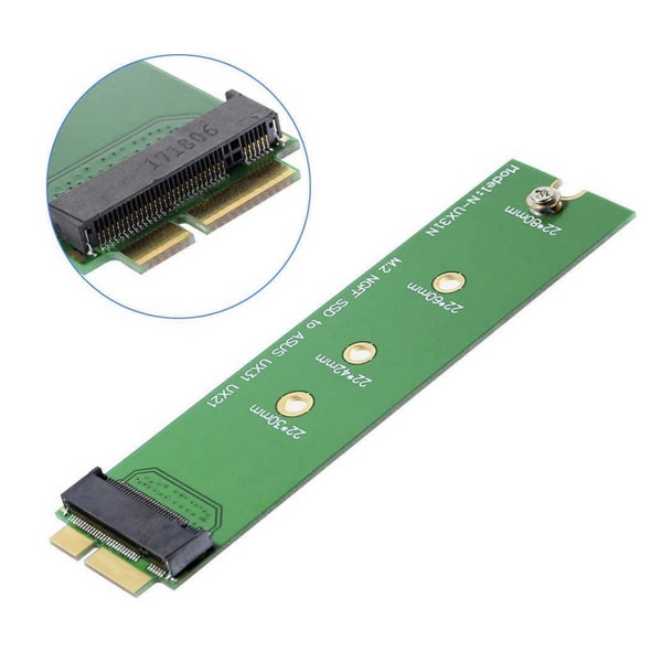M.2%20SATA%20SSD%20to%20ASUS%20UX21%20UX31%20Zenbook%20Dönüştürücü%20Adaptör%20(M.2%20NVME%20SSD%20çalışamaz)