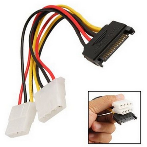 SATA%20to%202x%203.5%20IDE%20Power%20Çoklayıcı%20Y%20Kablo%20(SATA%20erkek-2x%20IDE%20dişi)