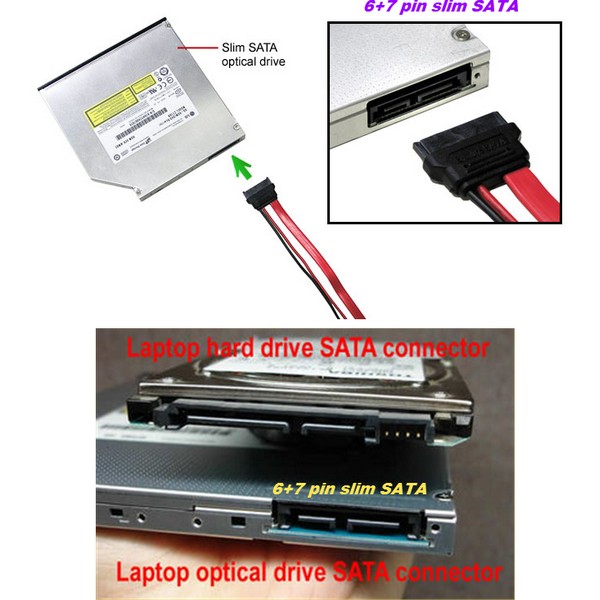 Slim%20SATA%20to%20SATA%20Dönüştürücü%20Kablo%20(SlimSATA%206+7pin-SATA%2015+7pin)