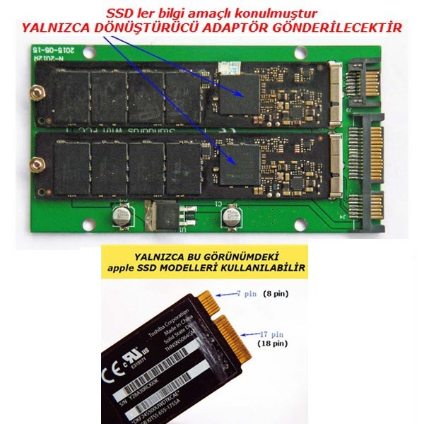 Apple%20Macbook%202x%20SSD%208+18%20pin%20SSD%20to%20SATA%20Dönüştürücü%20Adaptör%20(2012-2013%20başı)