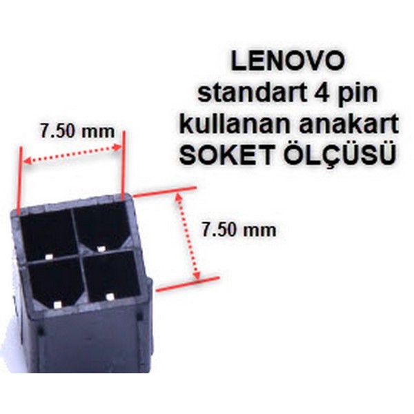Lenovo Thinkcentre Power Kablosu (Anakart mini 4 pin to 1x SATA)