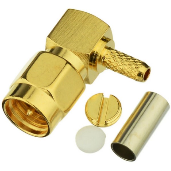 SMA%20Konnektör%20(SMA%20erkek-içdiş%20Crimp%202-3mm%20Kablo%20için)%20(Rg174)(dirsekli)