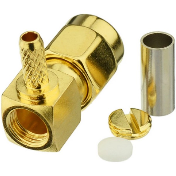 SMA%20Konnektör%20(SMA%20erkek-içdiş%20Crimp%202-3mm%20Kablo%20için)%20(Rg174)(dirsekli)