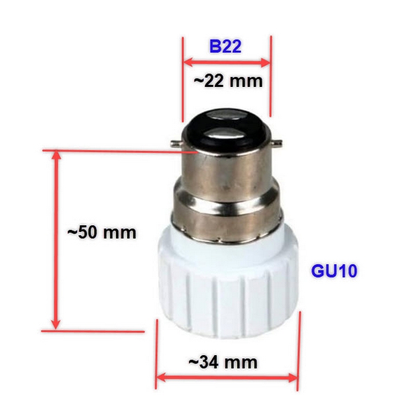 B22%20to%20GU10%20Duy%20Dönüştürücü%20Adaptör%20(B22%20duyda%20GU10%20Ampul%20Kullan)