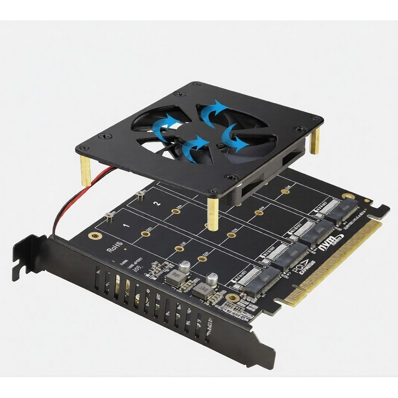 4%20Ports%20M.2%20NVMe%20SSD%20to%20PCI-e%20x16%20Dönüştürücü%20Adaptör