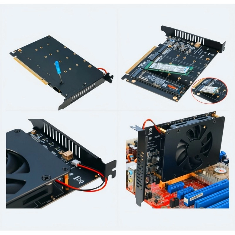 4%20Ports%20M.2%20NVMe%20SSD%20to%20PCI-e%20x16%20Dönüştürücü%20Adaptör