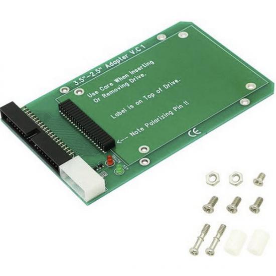 2.5 IDE 44 pin HDD to 3.5 IDE 40 pin Dönüştürücü Adaptör (Kasa Montaj Kiti) (dişi to erkek)