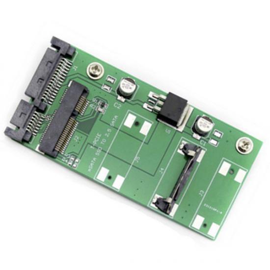 mSATA SSD to SATA Dönüştürücü Adaptör dişi to erkek (30x50mm SSD için)