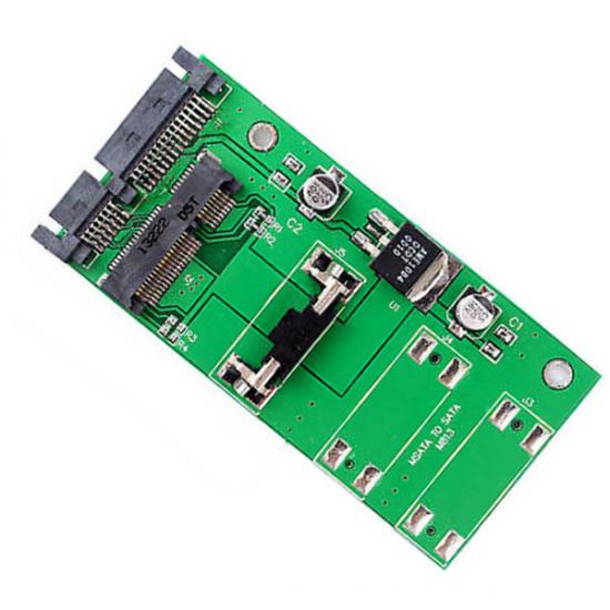 mSATA SSD to SATA Dönüştürücü Adaptör (30x27mm SSD için)