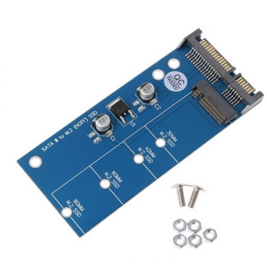 M.2 SATA SSD to SATA Dönüştürücü Adaptör (M.2 NVME SSD çalışamaz)
