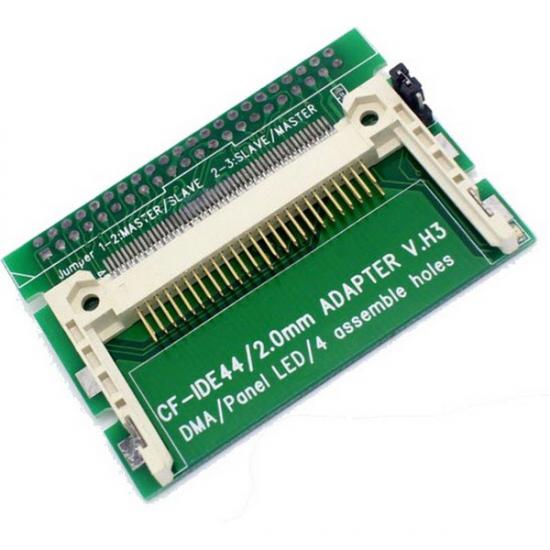 CF to 2.5 IDE 44 pin Dönüştürücü Adaptör (CF erkek-2.5 IDE dişi dirsekli model)