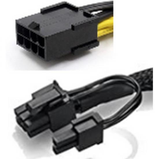 PCI-e to PCI-e Power Kablosu (PCI-e 8 pin to PCI-e 8 pin Uzatma Kablosu Riser-Extender) (30 cm)