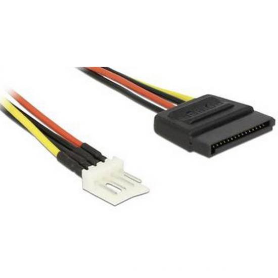 Floppy to SATA Power Kablosu (Floppy 4 pin erkek-SATA dişi)