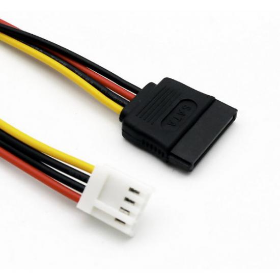 Floppy to SATA Power Kablosu (Floppy 4 pin dişi-SATA dişi)
