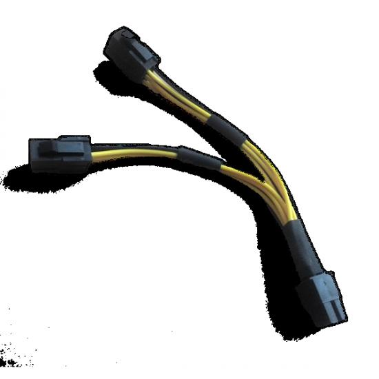 PCI-e to PCI-e Power Kablosu (2 adet PCI-e 6 pin to 1 adet PCI-e 8 pin)