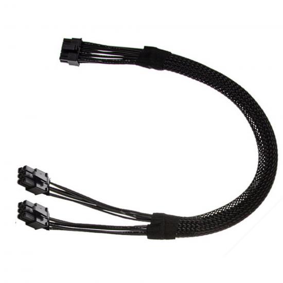 Modüler PSU Power Kablosu 2 adet PCI-e 6 pin to mini 12 pin (RTX 3070 RTX 3080 RTX 3090 mini 12 pin power kullanan serileri)
