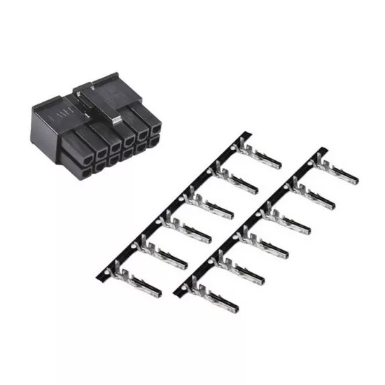 ATX 12 pin dişi Power Konnektör Seti (4.20 mm)